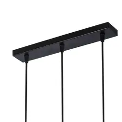 لوستر مدرن چشمه نور کد A1333/3-BK - دکورشاپ