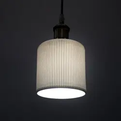 لوستر 5 شعله و چراغ آویز چشمه نور کد C2129/5 - دکورشاپ
