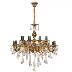 لوستر 16 شعله چشمه نور کد S3700/8 - دکورشاپ