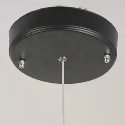 چراغ آویز تک شعله چشمه نور کد A1224/1BK.BK - دکورشاپ