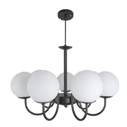 لوستر هفت شعله چشمه نور کد A1219/7BK.WT - دکورشاپ
