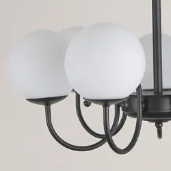 لوستر هفت شعله چشمه نور کد A1219/7BK.WT - دکورشاپ