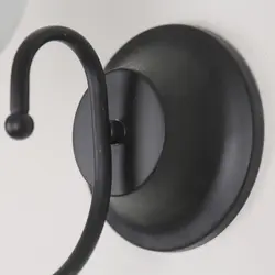 چراغ دیواری تک شعله چشمه نور کد A1219/1BK.WT - دکورشاپ