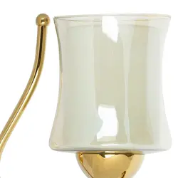 لوستر 3 شعله چشمه نور کد A823/3-G طلایی - دکورشاپ