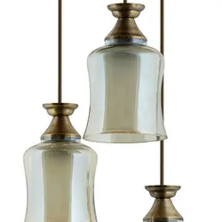 چراغ آویز چشمه نور کد A1280/3H-A آنتیک - دکورشاپ فروشگاه آنلاین لوستر و دکوری