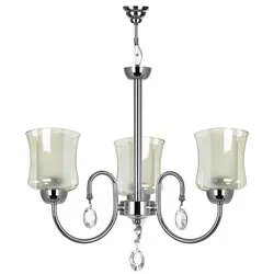 لوستر سه شعله چشمه نور کد A811/3-C کروم - دکورشاپ