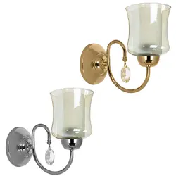 چراغ دیواری لهستانی چشمه نور مدل A811/1W-C کروم - دکورشاپ فروشگاه آنلاین لوستر و دکوری