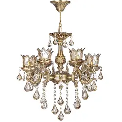 لوستر 8 شعله چشمه نور کد S3559/4-4-A آنتیک - دکورشاپ فروشگاه آنلاین لوستر و دکوری