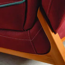 مبل راحتی 2 نفره چشمه نور کد MA-411/2-KH-RE - دکورشاپ فروشگاه آنلاین مبلمان خانگی