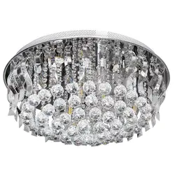 لوستر سقفی کریستالی چشمه نور کد A6638/60-S-C کروم (ریموت دار) - دکورشاپ فروشگاه آنلاین لوستر و لوازم دکوری