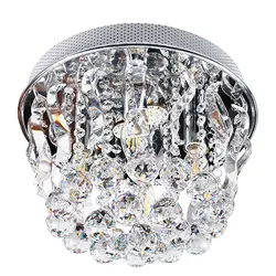 لوستر سقفی کریستالی چشمه نور کد A6638/30-C-S کروم - دکورشاپ فروشگاه آنلاین لوستر و دکوری