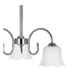 لوستر 3 شعله چشمه نور کد 809/3C کروم - دکورشاپ