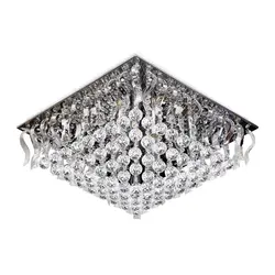 لوستر سقفی کریستالی چشمه نور کد A6638/60-60-S-C کروم - دکورشاپ فروشگاه آنلاین لوستر و لوازم دکوری