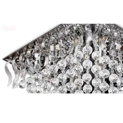 لوستر سقفی کریستالی چشمه نور کد A6638/60-60-S-C کروم - دکورشاپ فروشگاه آنلاین لوستر و لوازم دکوری