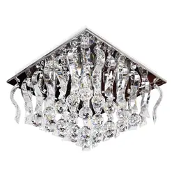 لوستر سقفی کریستالی چشمه نور کد A6638/40-40-S-C کروم - دکورشاپ فروشگاه آنلاین لوستر و لوازم دکوری