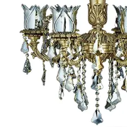 لوستر دایکاست چشمه نور 6 شعله کد S3588/6-A آنتیک - دکورشاپ