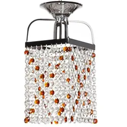 چراغ آویز چشمه نور تک شعله کد H6636/1H-C کروم - دکورشاپ فروشگاه آنلاین لوستر