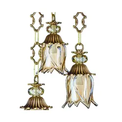 چراغ آویز چشمه نور 3 شعله نامنظم کد C2750/3H-A انتیک - دکورشاپ فروشگاه آنلاین لوستر و لوازم دکوری
