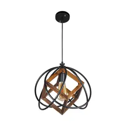 لوستر مدرن چشمه نور کد 2218/1BK-BR - دکورشاپ