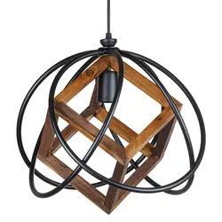 لوستر مدرن چشمه نور کد 2218/1BK-BR - دکورشاپ