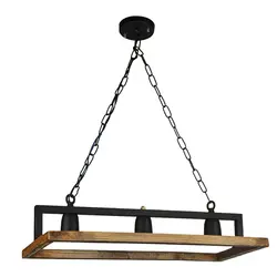 لوستر آویز سه شعله چشمه نور کد 2223/3 - دکورشاپ