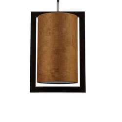 چراغ آویز چشمه نور کد A7039/1H-BR-BR قهوه ای - دکورشاپ فروشگاه انلاین لوستر و لوازم دکوری