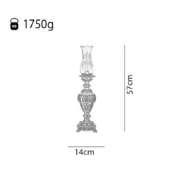 آباژور رومیزی چشمه نور مدل C2130/A آنتیک - دکورشاپ فروشگاه آنلاین لوستر و لوازم دکوری