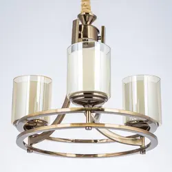 لوستر 3 شعله چشمه نور کد N2667-3 - دکورشاپ