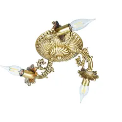 لوستر سقفی چشمه نور 3 شعله مدل S3586/3-A آنتیک