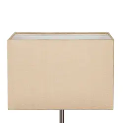 آباژور رومیزی چوبی چشمه نور مدل MT7037/BR-CRشید کرم - دکورشاپفروشگاه آنلاین انواع آباژور