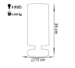 آباژور رومیزی چوبی چشمه نور مدل MT7066/BR-N - دکورشاپ فروشگاه آنلاین آباژور و لوازم دکوری