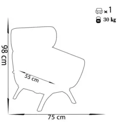 مبل راحتی 7 نفره چشمه نور کد MA-403/KH-BL - دکورشاپ فروشگاه آنلاین مبلمان