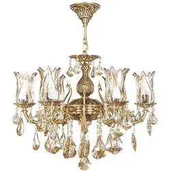لوستر دایکاست آلومینیوم 5 شعله چشمه نور کد S3569/5-A آنتیک - دکورشاپ فروشگاه آنلاین لوستر