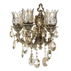 چراغ دیواری ۳ شعله چشمه نور مدل M3410/3W-A آنتیک - دکورشاپ فروشگاه آنلاین لوستر