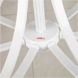 لوستر 7 شعله چشمه نور مدل H2618/7-WT سفید - دکورشاپ