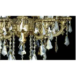 لوستر 5 شعله چشمه نور کد S3588/5-A آنتیک - دکورشاپ فروشگاه آنلاین لوستر و دکوری