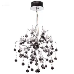 لوستر آویز فلزی چشمه نور کد 59131C کروم - دکورشاپ فروشگاه آنلاین لوستر و دکوری