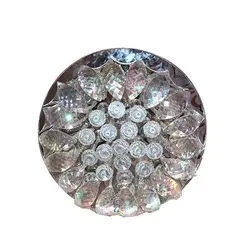 لوستر سقفی کریستالی چشمه نور کد B260/C کروم - دکورشاپ فروشگاه آنلاین لوستر و دکوری