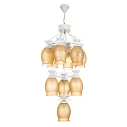 لوستر چشمه نور 10 شعله کد G559/6-3-1WT سفید - دکورشاپ فروشگاه آنلاین لوستر