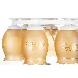 لوستر چشمه نور 10 شعله کد G559/6-3-1WT سفید - دکورشاپ فروشگاه آنلاین لوستر