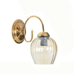 چراغ دیواری تک شعله چشمه نور مدل A817/1_G - دکورشاپ