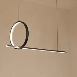 چراغ آویز چشمه نور کد L6358-BK مشکی (آفتابی) - دکورشاپ