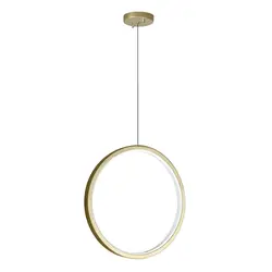 چراغ آویز یک شعله چشمه نور کد L6368/1-G طلایی (آفتابی) - دکورشاپ