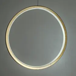 چراغ آویز یک شعله چشمه نور کد L6368/1-G طلایی (آفتابی) - دکورشاپ