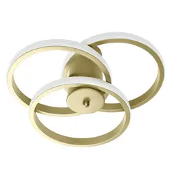 لوستر سقفی چشمه نور کد L6370/3-G طلایی (مهتابی) - دکورشاپ