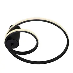 لوستر سقفی چشمه نور کد L6372/2-BK مشکی (آفتابی) - دکورشاپ