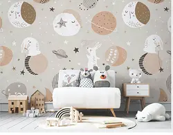 پوستر کودک ماه و خرگوش خوابالو کد BP1001