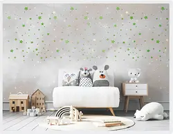 پوستر کودک طرح ستاره سبز کد BP1011