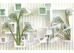 خرید و قیمت پوستر گل شیپوری سبز - فروشگاه  دکوشنل