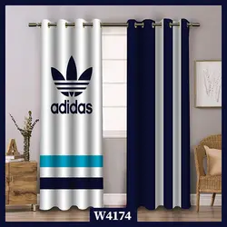 خرید و قیمت پرده ورزشی طرح آدیداس کد W4174 - دکوشنل